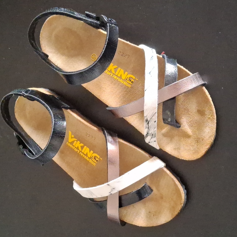 Viking Life Comfort Revolution Sandals – Women’s Orthopedic Footbed – Size 10.5